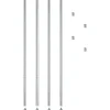 Shelving*Alera Extra Industrial Shelving Stackable Posts, Silver