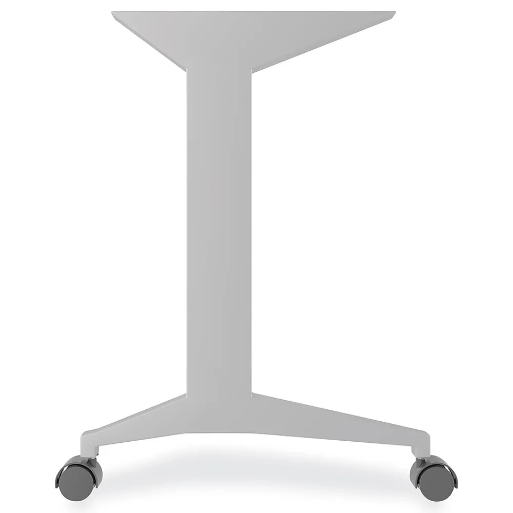 Computer Desks*Alera Modern Teacher Series 60"W Pedestal Desk, Charcoal Woodgrain/Gray (MSD6024CH)