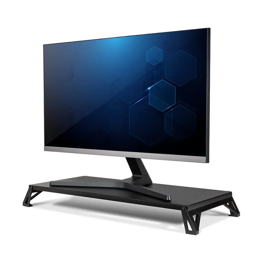 New Allsop Lo Riser Adjustable Stands, Up to 32" Monitor, Black (32511)