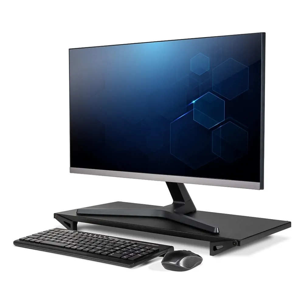 New Allsop Lo Riser Adjustable Stands, Up to 32" Monitor, Black (32511)