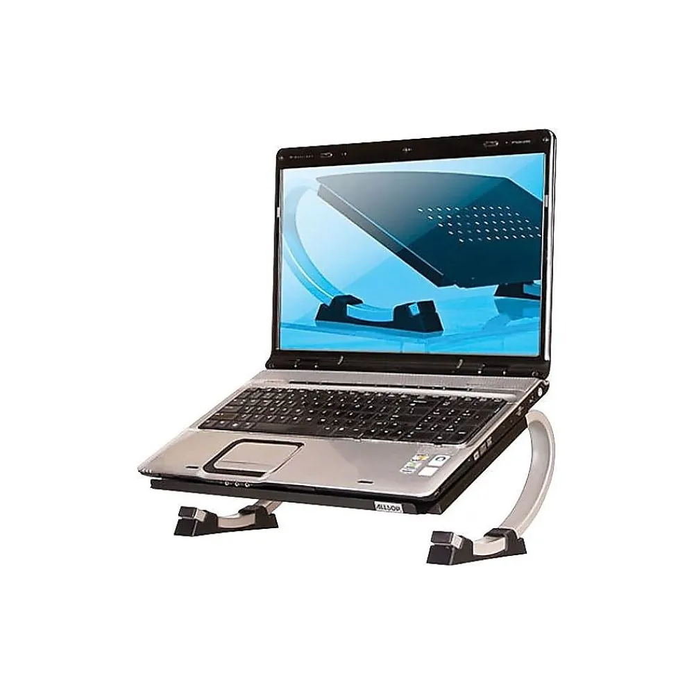 Redmond 14.75"W x 11.25"D Steel Laptop Stand, Black/Silver (30498)<Allsop Hot