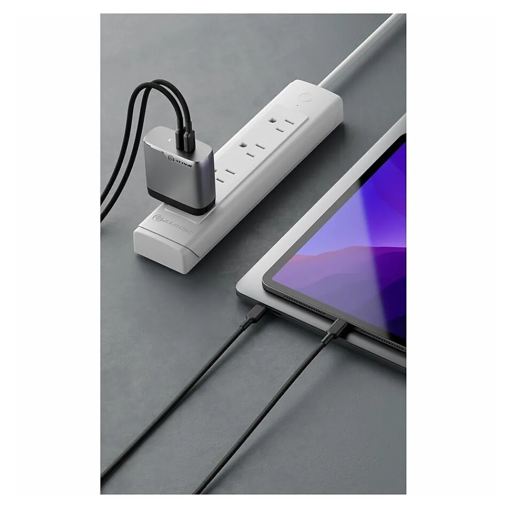 2 Port 6W GaN Charger + USB-C Cable (WCG2X68SGR-US)<ALOGIC Sale