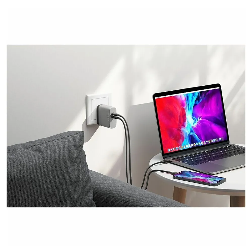 2 Port 6W GaN Charger + USB-C Cable (WCG2X68SGR-US)<ALOGIC Sale