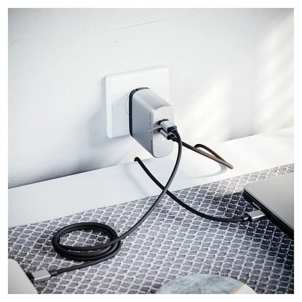 2 Port 6W GaN Charger + USB-C Cable (WCG2X68SGR-US)<ALOGIC Sale