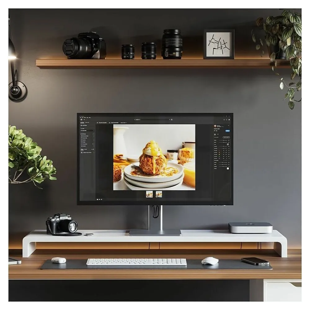 Clearance ALOGIC Clarity Pro Max 32" 4K Ultra HD 60 Hz LED Business Monitor, Black/Silver (32C4KPDW)