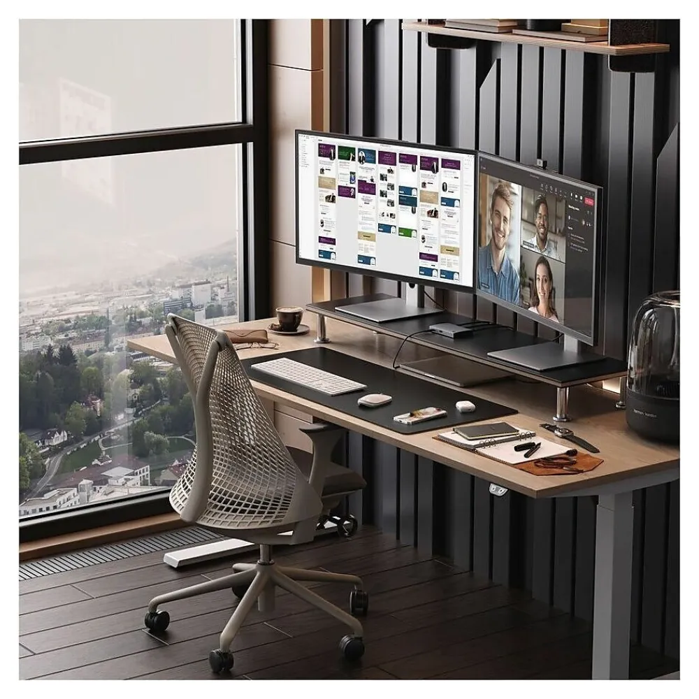 Clearance ALOGIC Clarity Pro Max 32" 4K Ultra HD 60 Hz LED Business Monitor, Black/Silver (32C4KPDW)