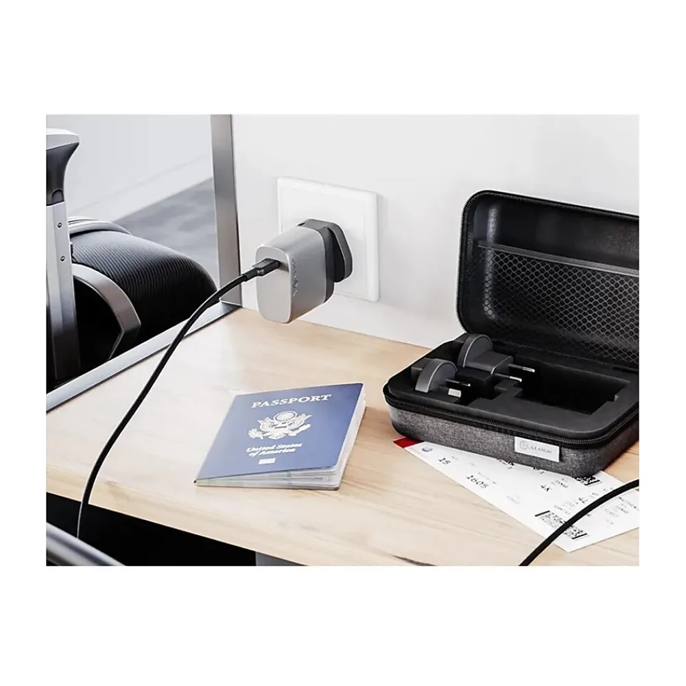 Rapid Power USB-C Wall Charger for Multiple Brands, Space Gray/Black (WCM1X67-SGR)<ALOGIC New
