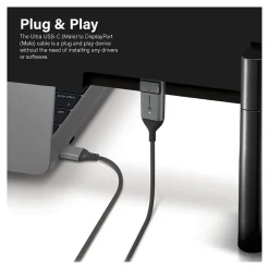 ALOGIC USB-C (M) to DisplayPort (M) Cable 2m (ULCDP02-SGR)