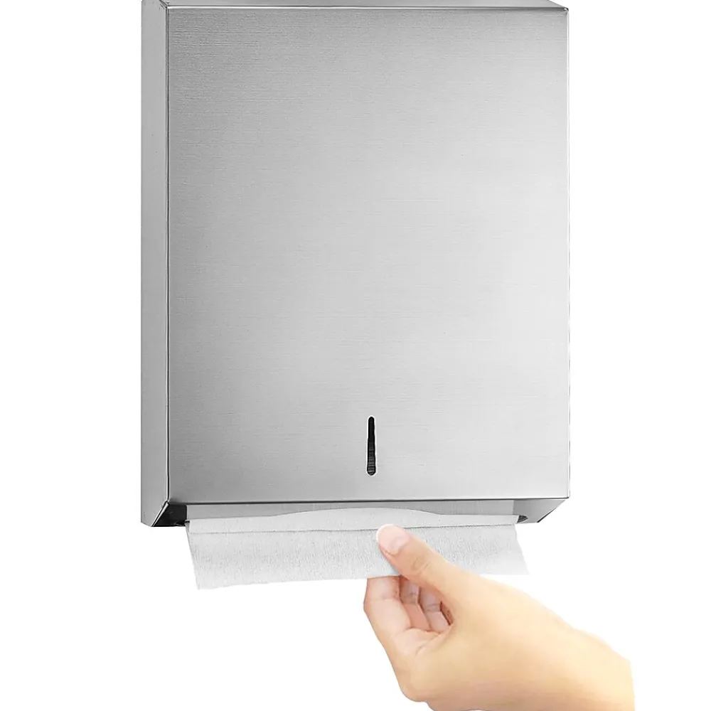 Centerpull Paper Towel Dispenser, Stainless Steel, 2/Pack (480-2PK)<Alpine Industries Outlet