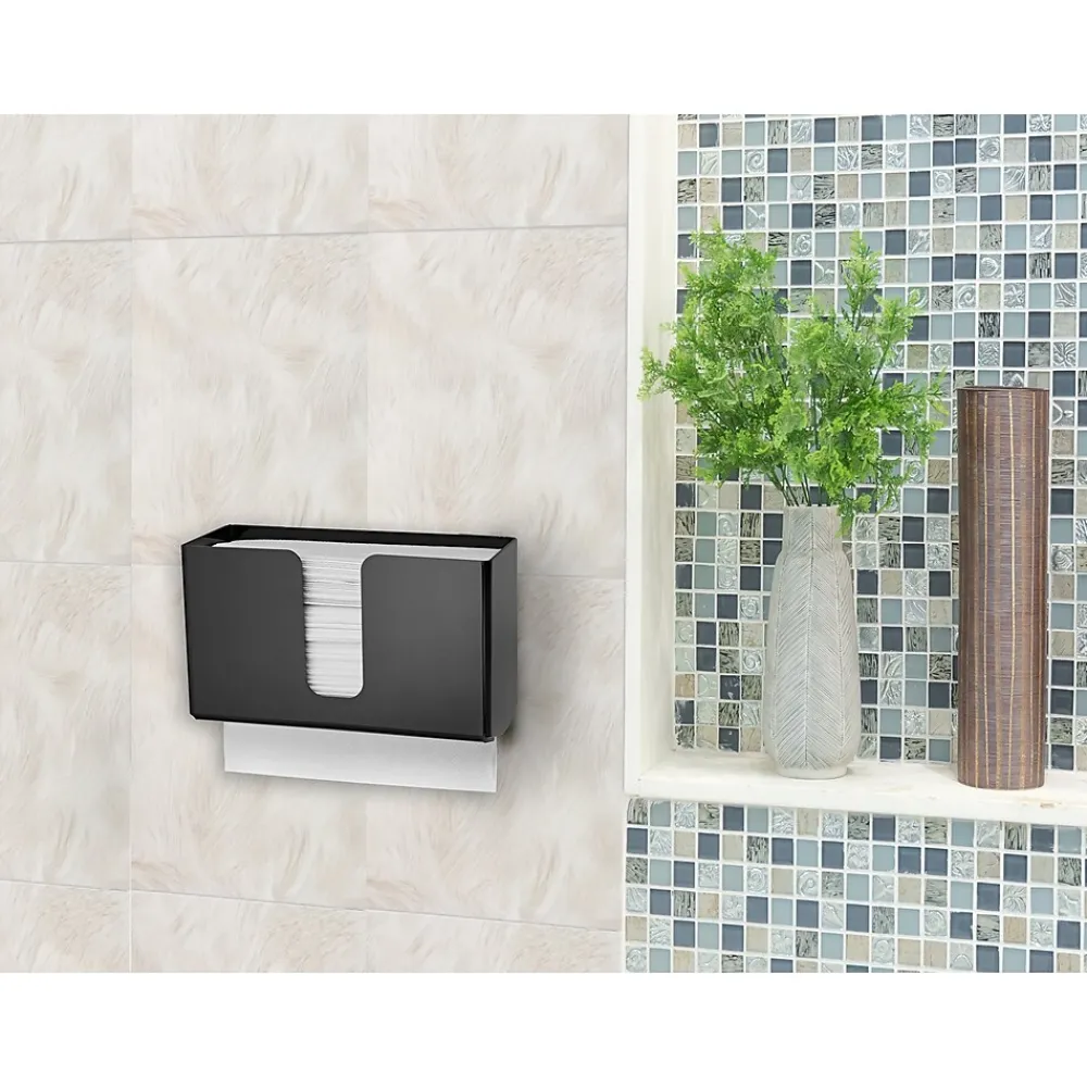 Centerpull Paper Towel Dispenser, Black, 2/Pack (432-BLK-2PK)<Alpine Industries Sale