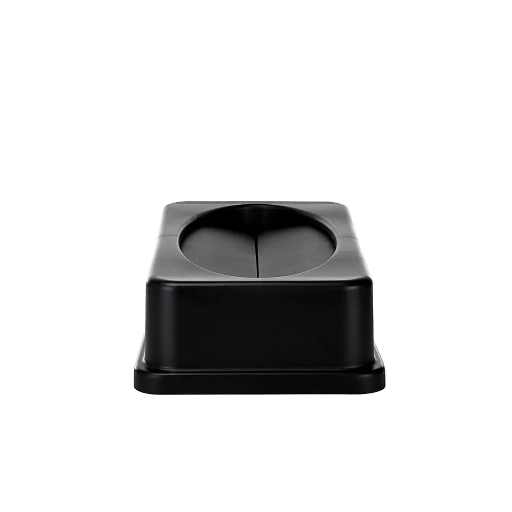 Plastic Trash Can with Lid, 23 gallon, Black, 2/Pack (477-BLK-PKG1-2)<Alpine Industries Best