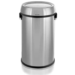 Stainless Steel Trash Can with Swing Lid, 17-Gallon (ALP470-65L-1)<Alpine Industries Online