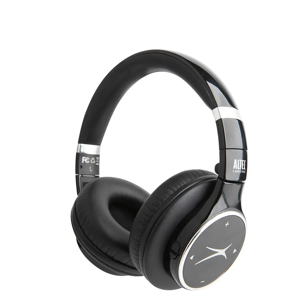 007 Wireless Bluetooth Headphones, Black (MZX007-BLK)<Altec Lansing
