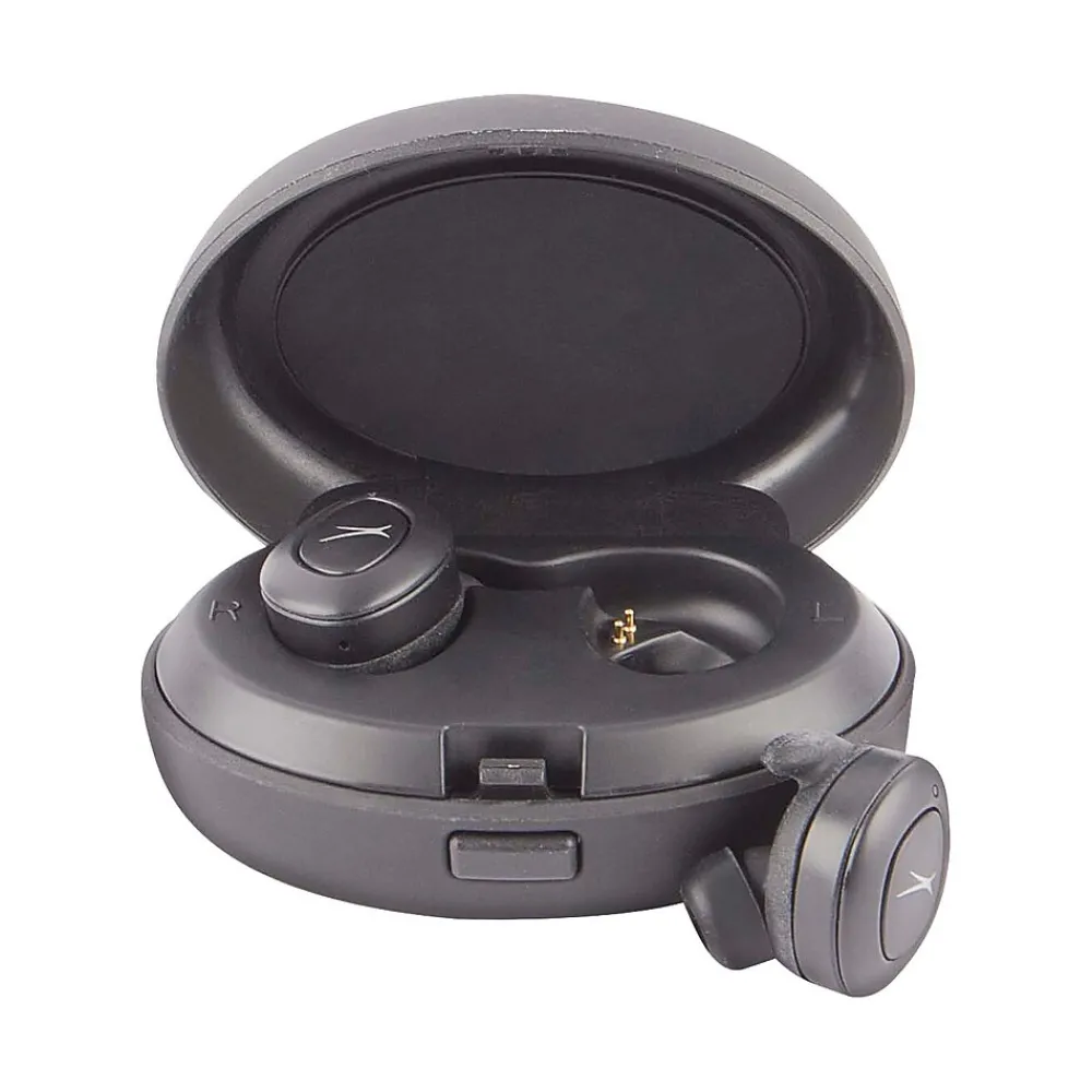 True Evo + Wireless Bluetooth Earbuds, Black (MZX659-BLK)<Altec Lansing Hot