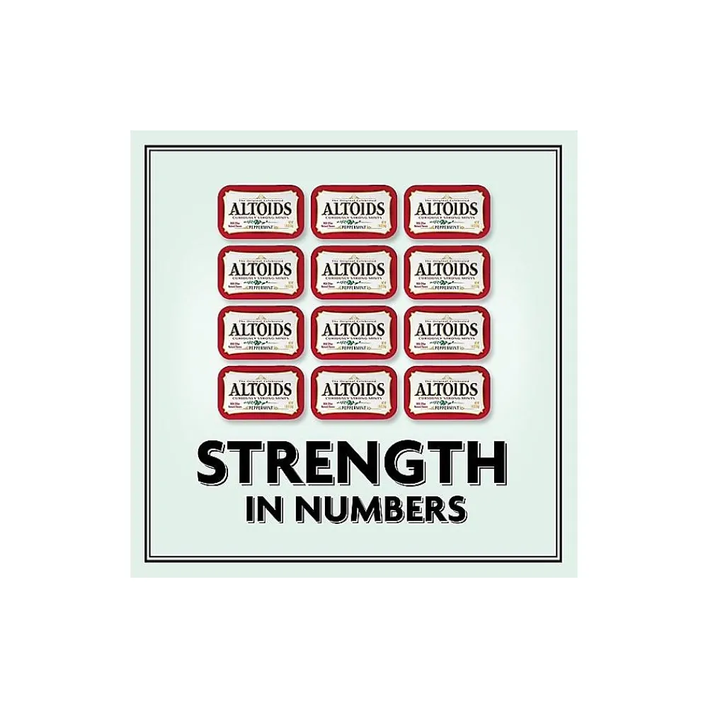 Altoids Peppermint Mints, 21.12 oz., 12/Pack (209-00483)