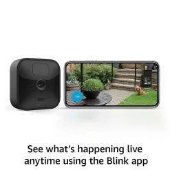 Blink Amazon Outdoor Wireless 1-Camera System, Black (B086DKSYTS)