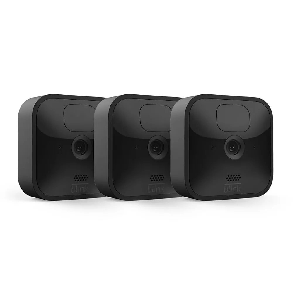 Blink Amazon Outdoor Wireless 3-Camera System, Black (B086DKSHQ4)