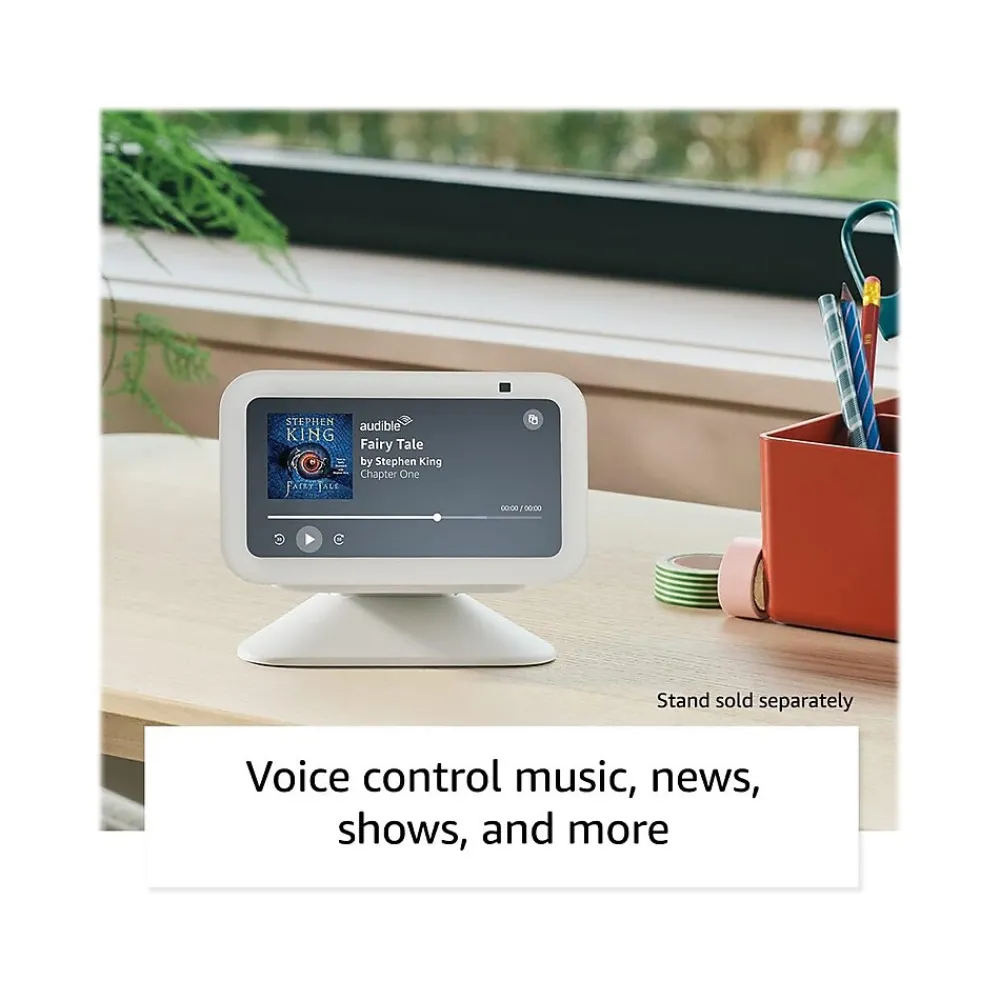 Amazon Echo Show 5 (3rd Gen) 5.5" Smart Display, Glacier White (B09B2QTGFY)