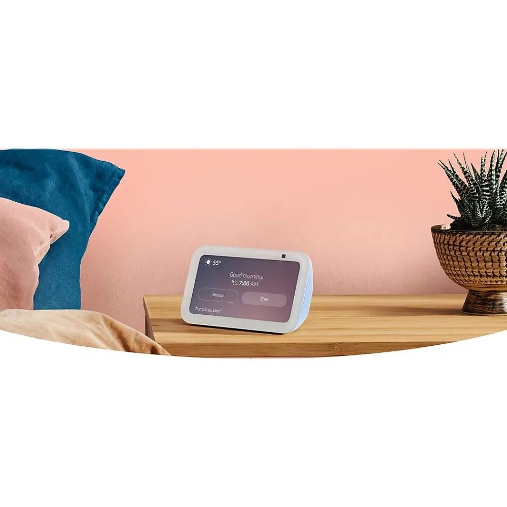 Amazon Echo Show 5 (3rd Gen) 5.5" Smart Display, Glacier White (B09B2QTGFY)