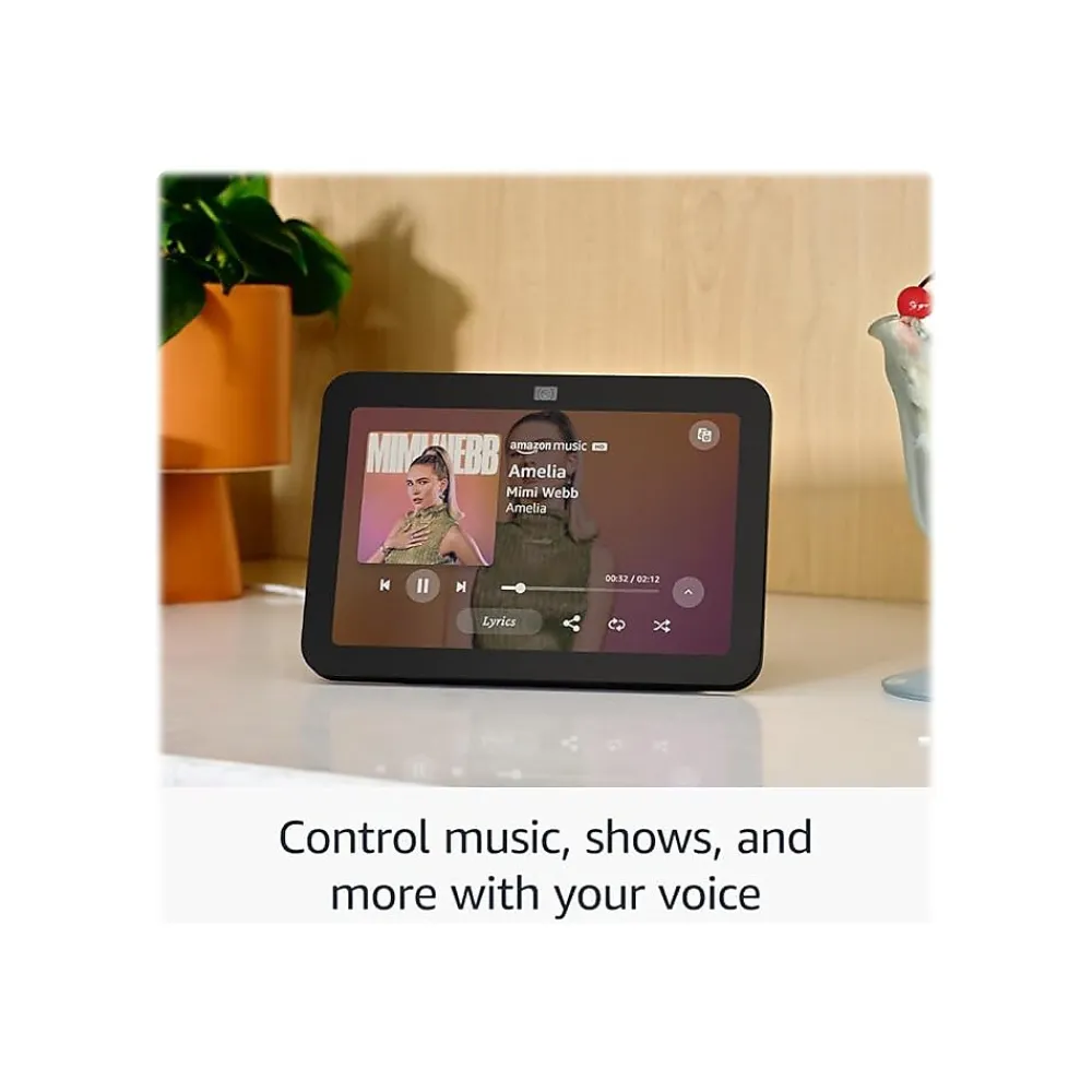 Amazon Echo Show 8 (3rd Gen) 8" Smart Display, Charcoal (B0BLS3Y632)