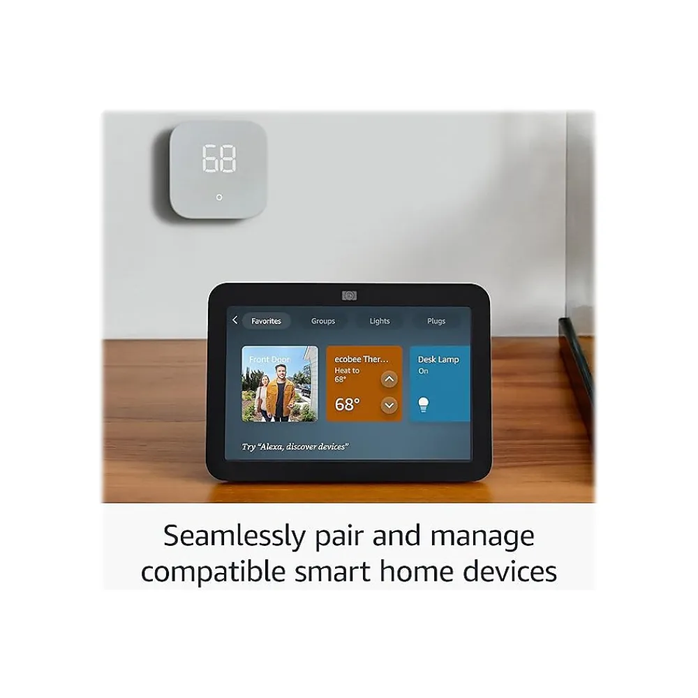 Amazon Echo Show 8 (3rd Gen) 8" Smart Display, Charcoal (B0BLS3Y632)