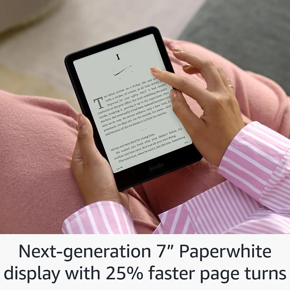 Kindle Paper 7" Tablet, WiFi, Fire OS, Black (53-034930)<Amazon New
