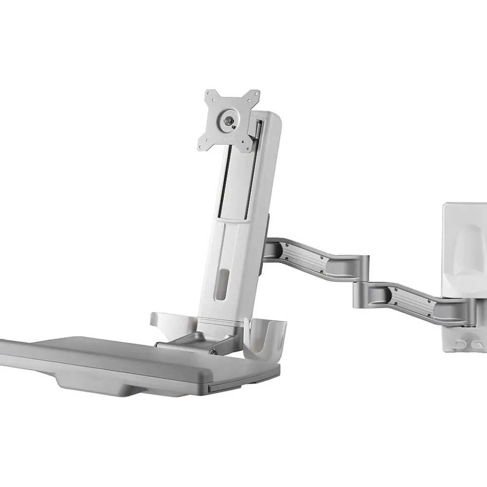 Sale Amer Adjustable Monitor Mounting Kit, Up to 24", White (AMR1WSL)
