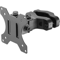Online Amer Adjustable Pivot Pole Mount Monitor Arm, Up to 32" Monitor, Black (PM100)