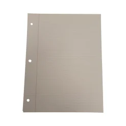 Filler Paper|American Paper College Ruled Filler Paper, 8.5" x 11", 3-Hole Punched, 500 Sheets/Pack (140P)