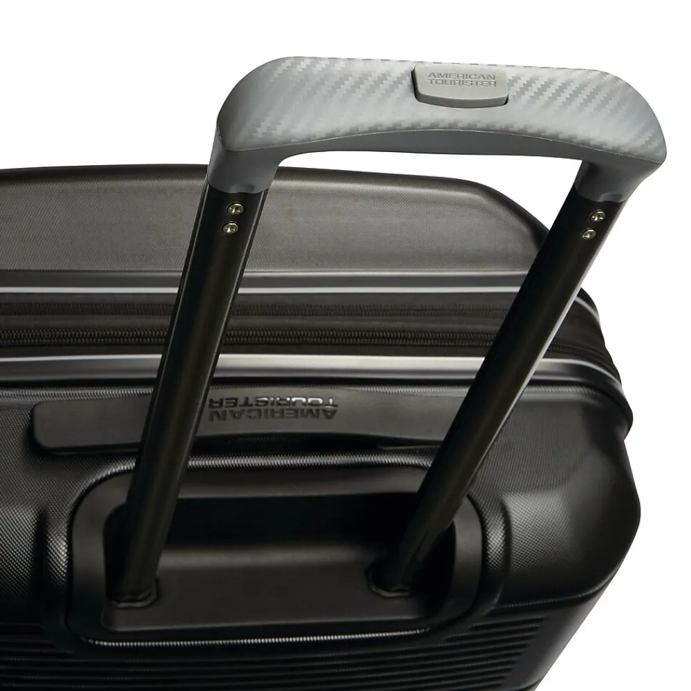 Stratum 2.0 22" Hardside Carry-On Suitcase, 4-Wheeled Spinner, Jet Black (142348-1465)<American Tourister Outlet