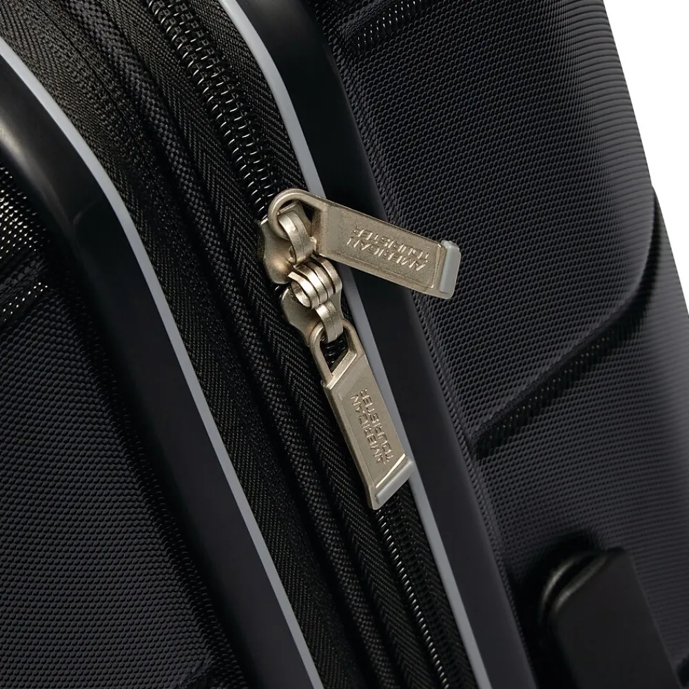 Stratum 2.0 22" Hardside Carry-On Suitcase, 4-Wheeled Spinner, Jet Black (142348-1465)<American Tourister Outlet