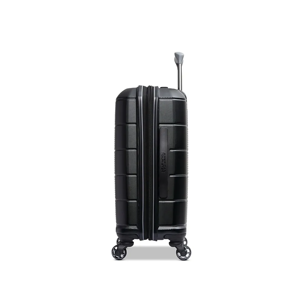 Stratum 2.0 22" Hardside Carry-On Suitcase, 4-Wheeled Spinner, Jet Black (142348-1465)<American Tourister New