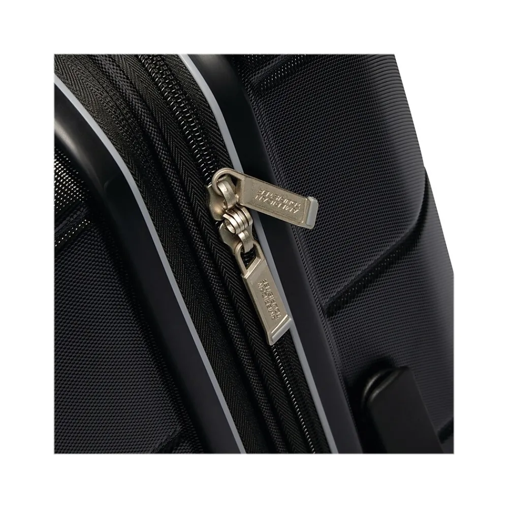 Stratum 2.0 22" Hardside Carry-On Suitcase, 4-Wheeled Spinner, Jet Black (142348-1465)<American Tourister New