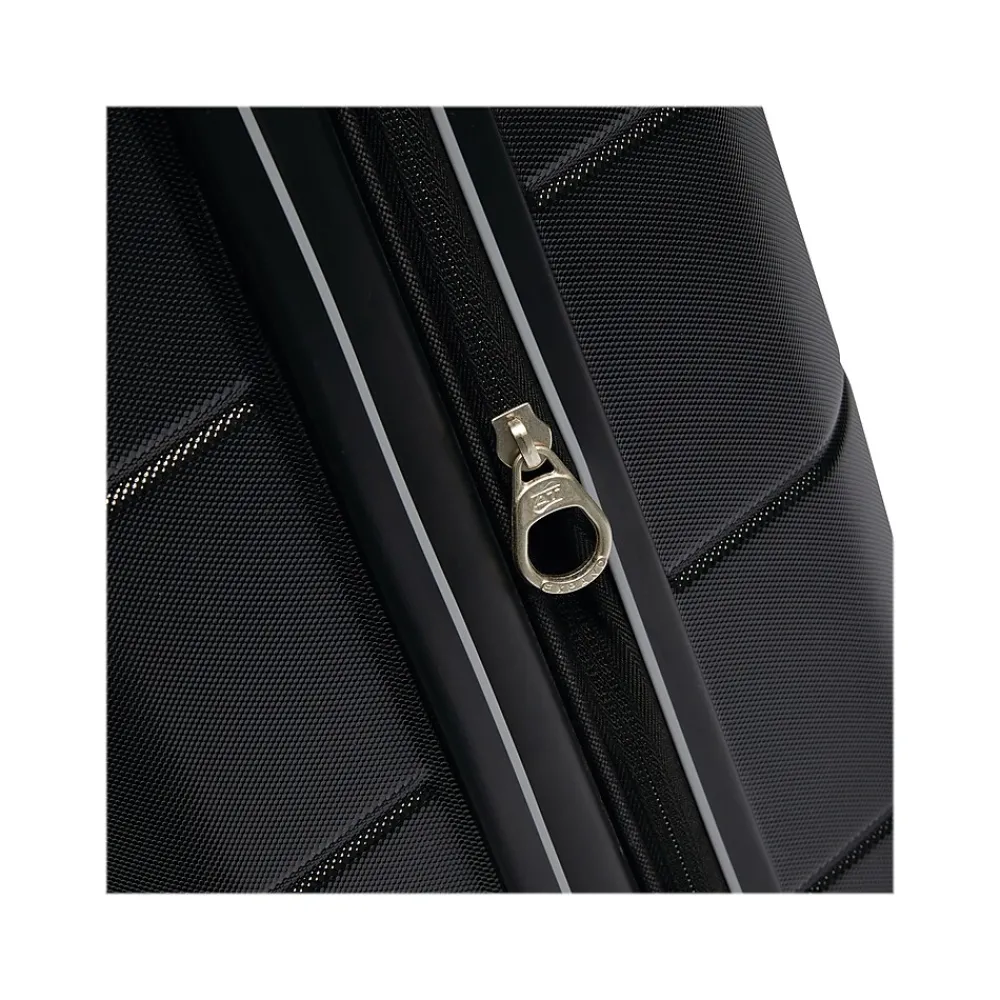 Stratum 2.0 22" Hardside Carry-On Suitcase, 4-Wheeled Spinner, Jet Black (142348-1465)<American Tourister New