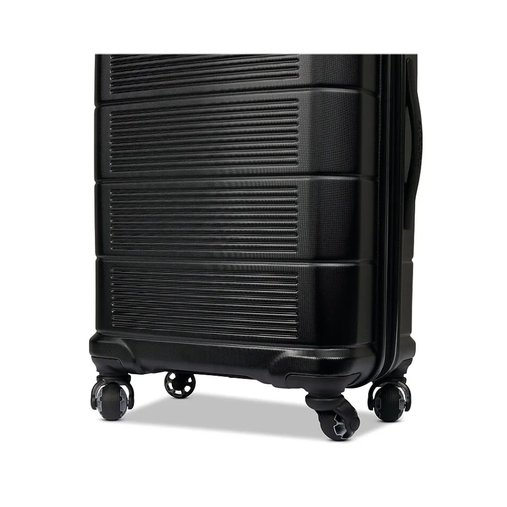 Stratum 2.0 22" Hardside Carry-On Suitcase, 4-Wheeled Spinner, Jet Black (142348-1465)<American Tourister New