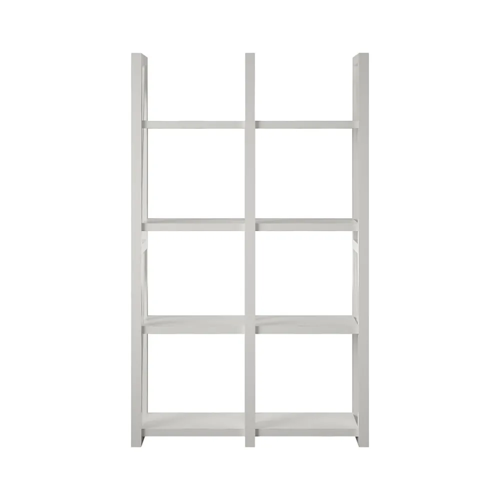 Bookcases*Ameriwood Crestwood 60"H 8-Shelf Bookcase, White (4465013COM)
