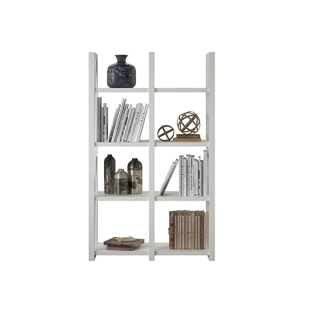 Bookcases*Ameriwood Crestwood 60"H 8-Shelf Bookcase, White (4465013COM)