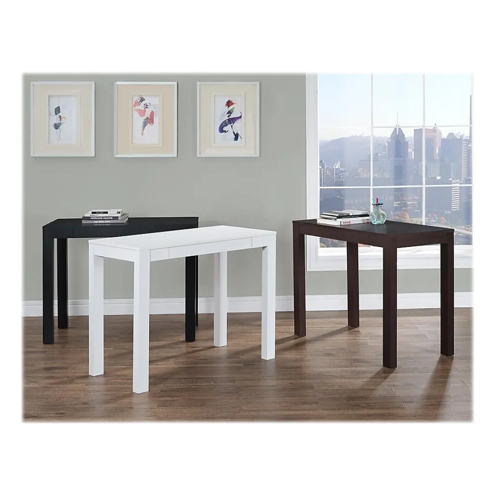 Office Desks*Ameriwood Home Parsons 39" W Desk with Drawer, Black Oak (9178396)