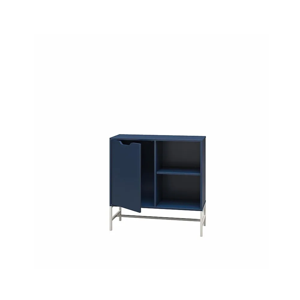 Bookcases*Ameriwood Modine 30"H 2-Shelf Bookcase with Adjustable Shelf, Navy (3483837COM)