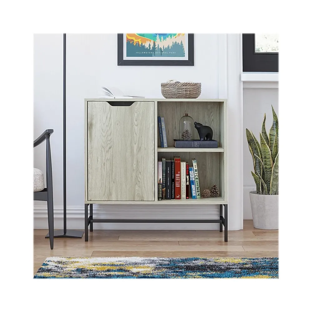 Bookcases*Ameriwood Modine 30"H 2-Shelf Bookcase with Adjustable Shelf, Natural (3483912COM)