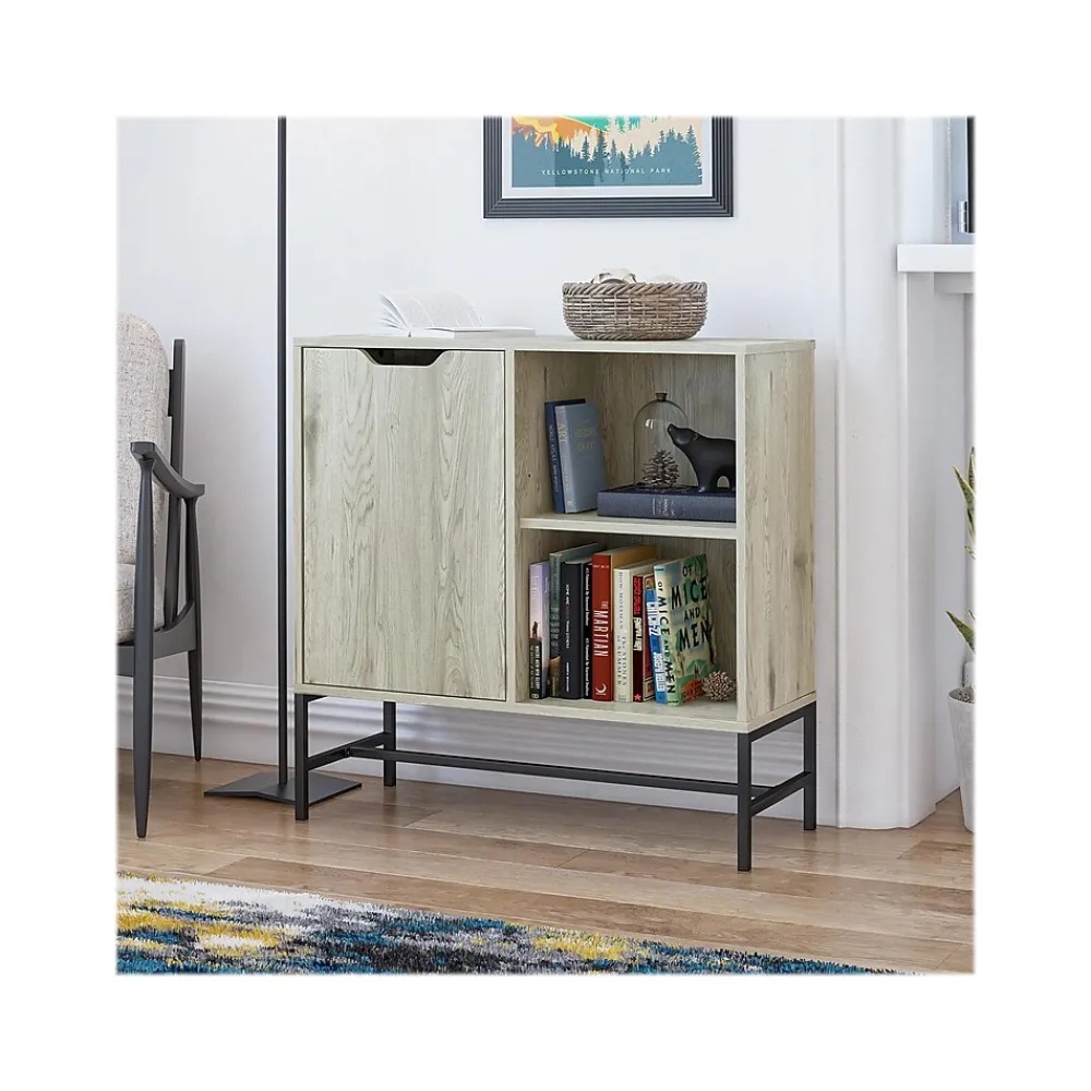 Bookcases*Ameriwood Modine 30"H 2-Shelf Bookcase with Adjustable Shelf, Natural (3483912COM)