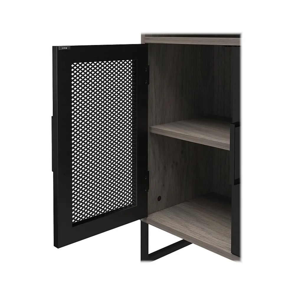 Storage Cabinets*Ameriwood Purdue 30" Storage Cabinet with 3 Shelves, Gray Oak (3558917COM)