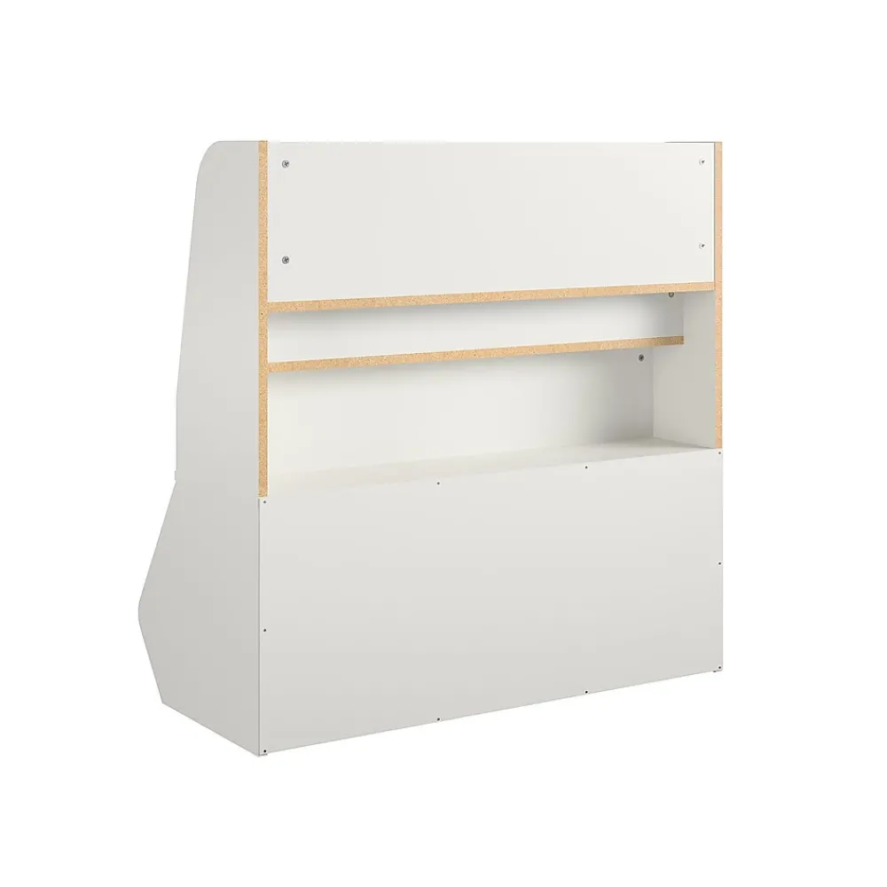 Bookcases*Ameriwood Tyler 36"H 5-Shelf Bookcase, White Particle Board (4947013COM)