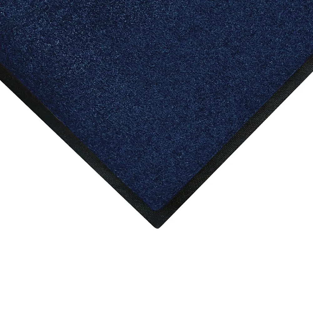 M + A Matting Anderson Brush Hog Nylon Entrance Mat, 3' x 10', Navy Brush