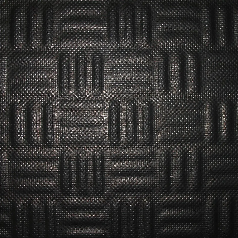 M + A Matting Anderson Cushion Station™ Nitrite Rubber Anti-Fatigue Floor Mat Without Holes, 4' x 12.3', Black