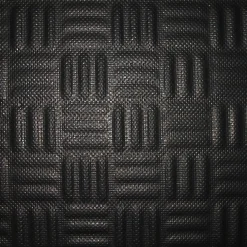 M + A Matting Anderson Cushion Station™ Nitrite Rubber Anti-Fatigue Floor Mat Without Holes, 4' x 5.92', Black
