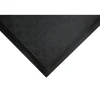 M + A Matting Anderson Cushion Station™ Nitrite Rubber Anti-Fatigue Floor Mat Without Holes, 3.2' x 12.3', Black