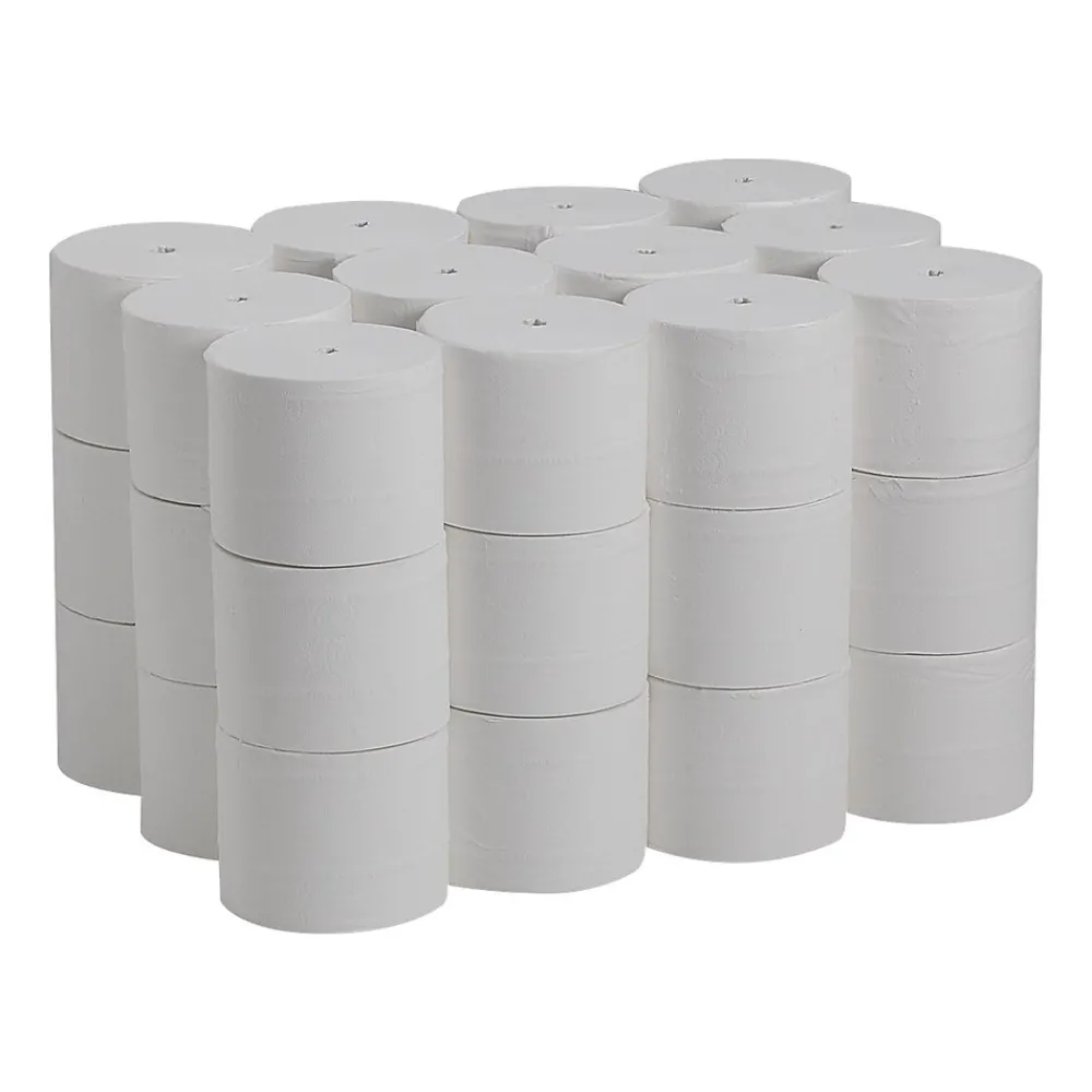 Professional Series Compact Coreless Toilet Paper, 2-Ply, White, 750 Sheets/Roll, 36 Rolls/Carton (19371)<Angel Soft Clearance