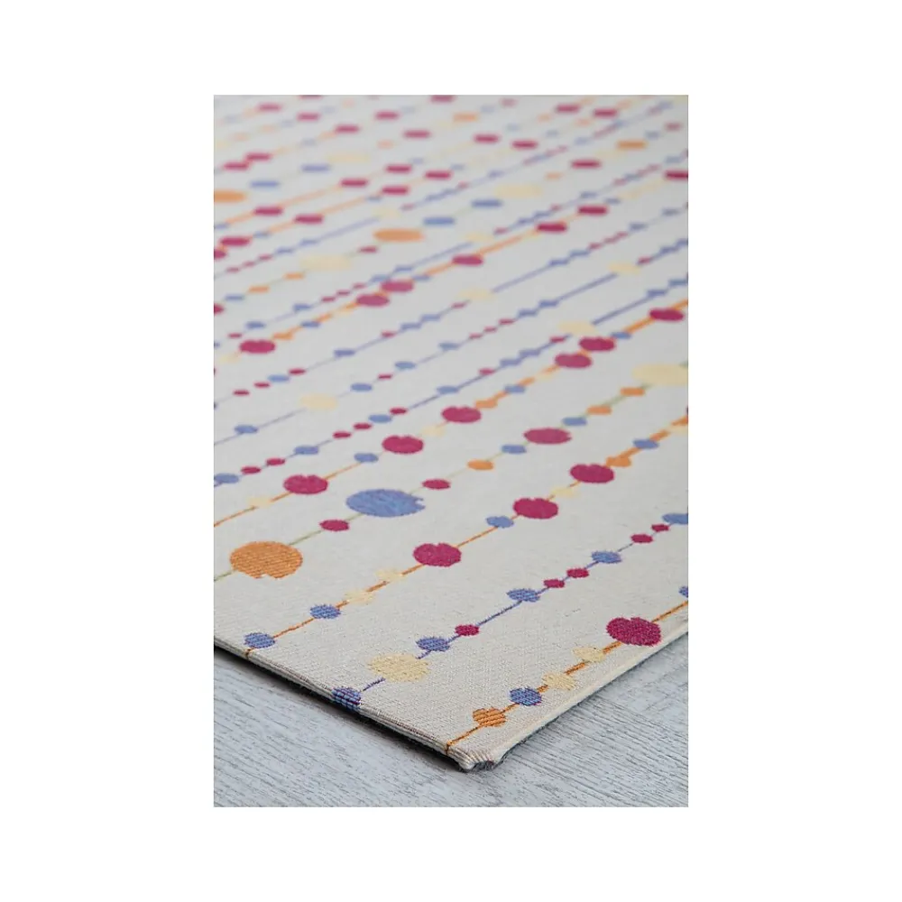 Chair Mats*Anji Mountain Rug'd Del Marcos Carpet & Hard Floor Chair Mat, 36" x 48", Multicolor Polyester (AMB9028)