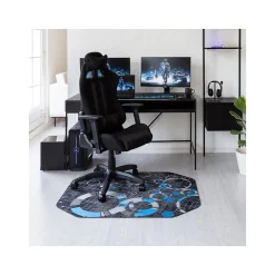Chair Mats*Anji Mountain Rug'd Refracted Carpet & Hard Floor Chair Mat, 36